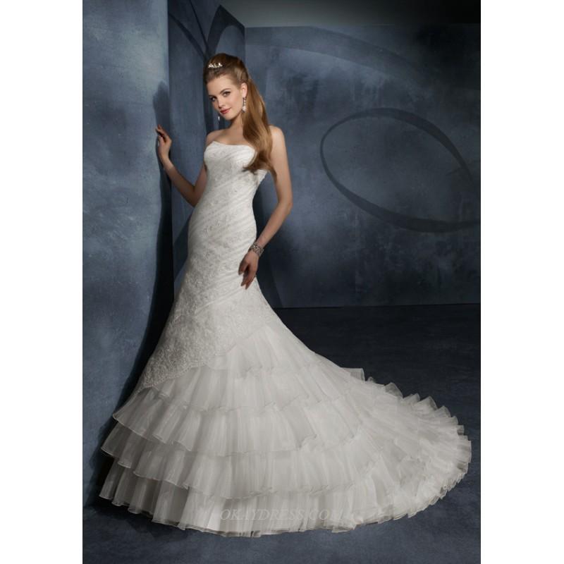 زفاف - Mori Lee 2912 Bridal Gown (2011) (ML11_2912BG) - Crazy Sale Formal Dresses