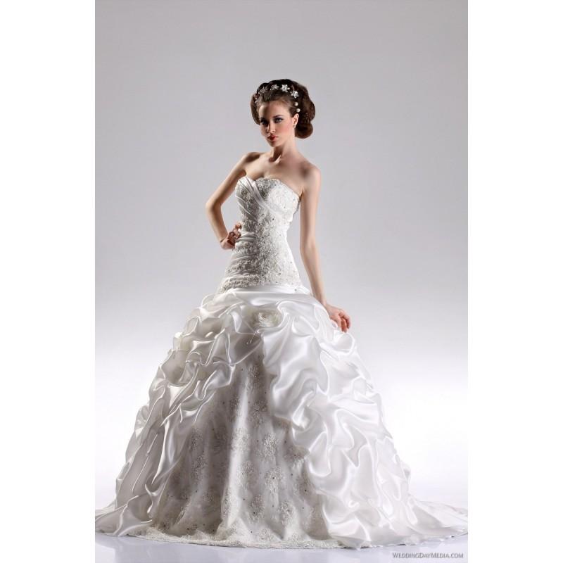 زفاف - Nuxial 5621 Nuxial Wedding Dresses Sabry Fashion - Rosy Bridesmaid Dresses