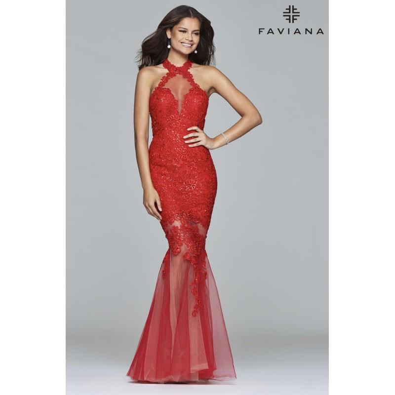 Mariage - Faviana Glamour S7971 Faviana Glamour - Rich Your Wedding Day