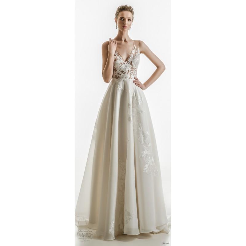 Wedding - Jillian 2018 Liana Sleeveless Elegant Bridal Gown Sleeveless Elegant Bridal Gown - Customize Your Prom Dress