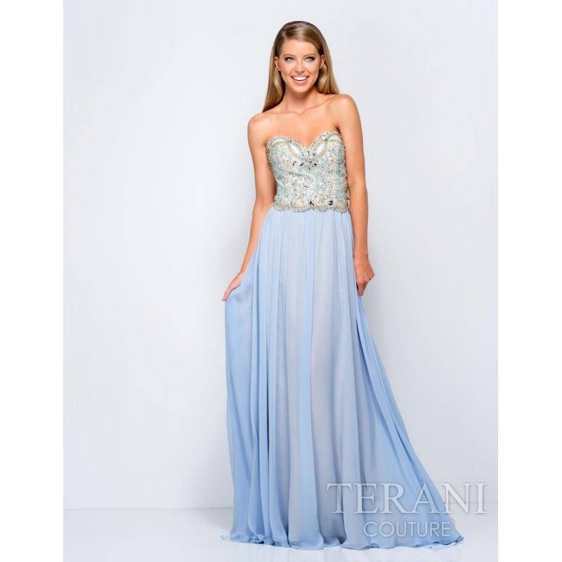 زفاف - Terani Prom 151P0031 Skyblue,Lilac Dress - The Unique Prom Store