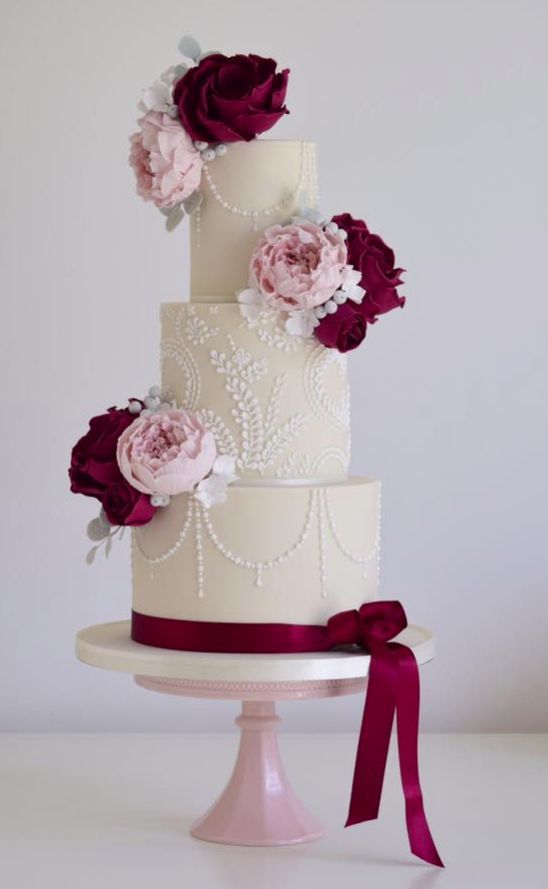 زفاف - Wedding Cake Inspiration - Cotton & Crumbs