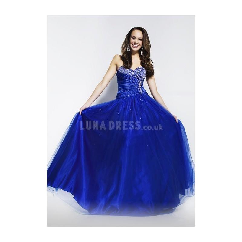 Wedding - Sexy A line Tulle Sweetheart Floor Length Sweep/ Brush Train Prom Dresses - Compelling Wedding Dresses