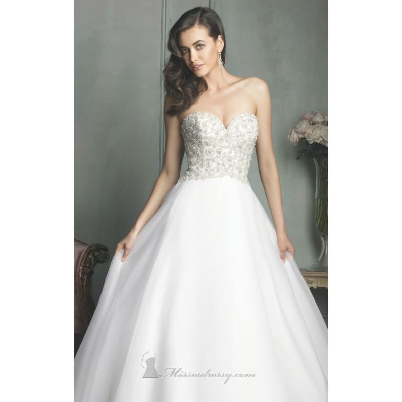 Mariage - Soft Organza Gown by Allure Bridals - Color Your Classy Wardrobe