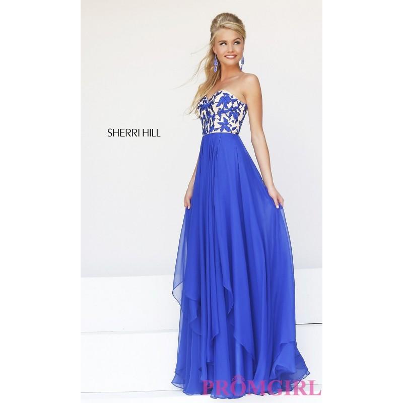 Wedding - Strapless Prom Gown by Sherri Hill 1924 - Brand Prom Dresses