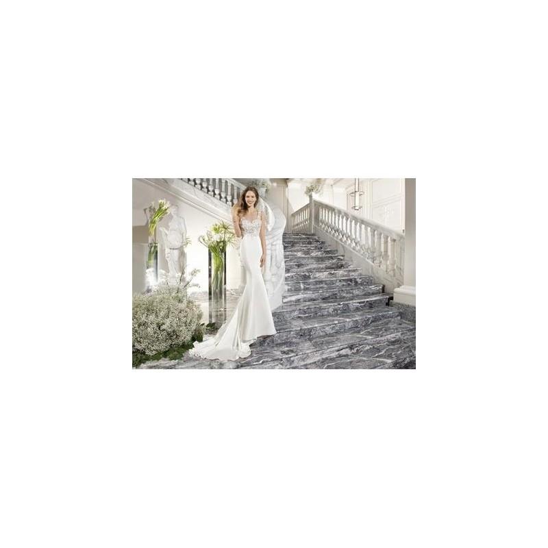 زفاف - Vestido de novia de Demetrios Modelo C221 - 2015 Sirena Tirantes Vestido - Tienda nupcial con estilo del cordón