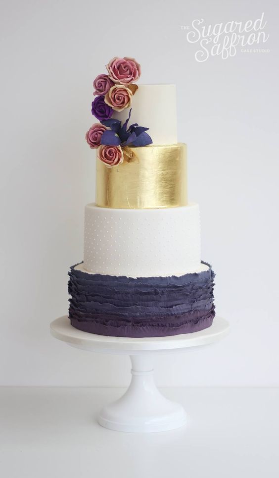 Свадьба - Wedding Cake Inspiration - Sugared Saffron Cake Studio