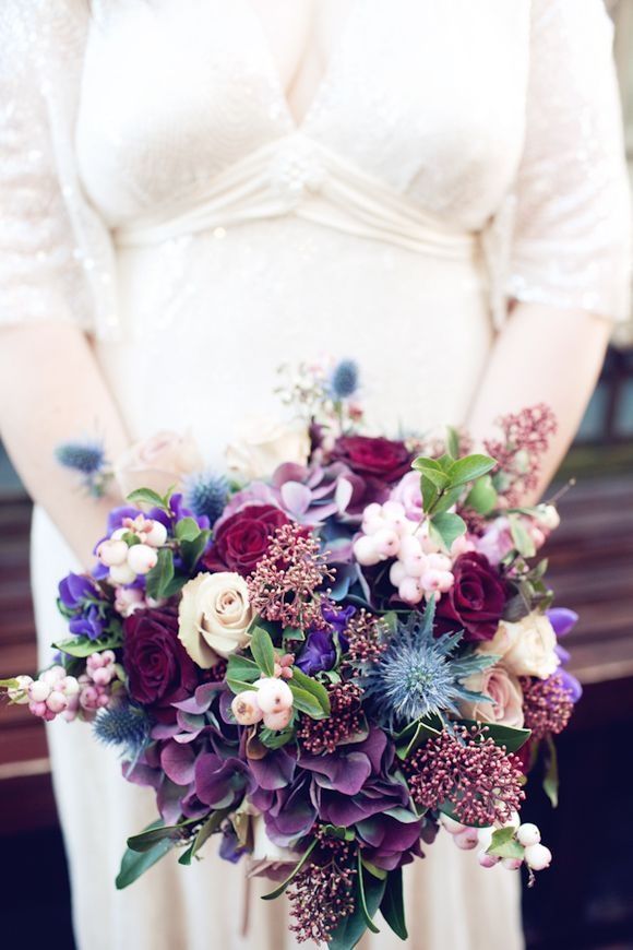 Wedding - Purple Wedding Bouquet