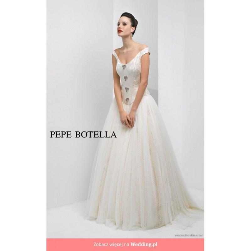 Wedding - Pepe Botella - VN - 419 Herencia Floor Length Boat A-line Off the Shoulder No - Formal Bridesmaid Dresses 2017