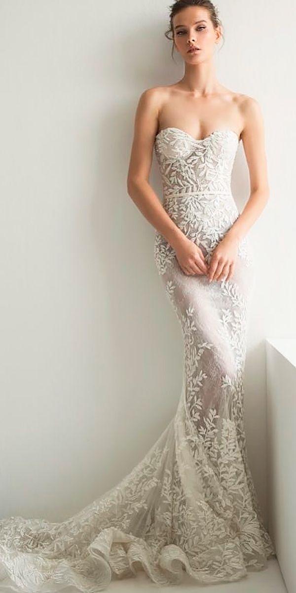 زفاف - 30 Strapless Wedding Dresses Which You Need To See