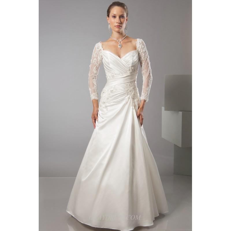 زفاف - Alfred Sung 6871 Bridal Gown (2013) (AS13_6871BG) - Crazy Sale Formal Dresses