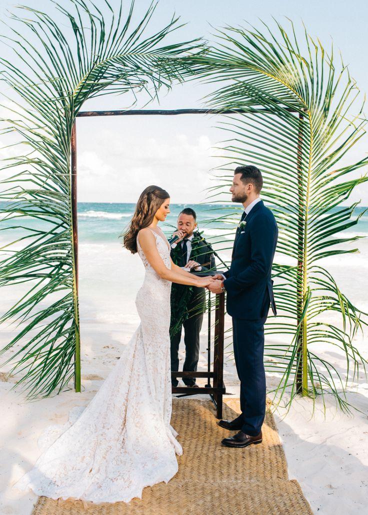 Wedding - Style Meets Sand For This Destination Wedding In Tulum