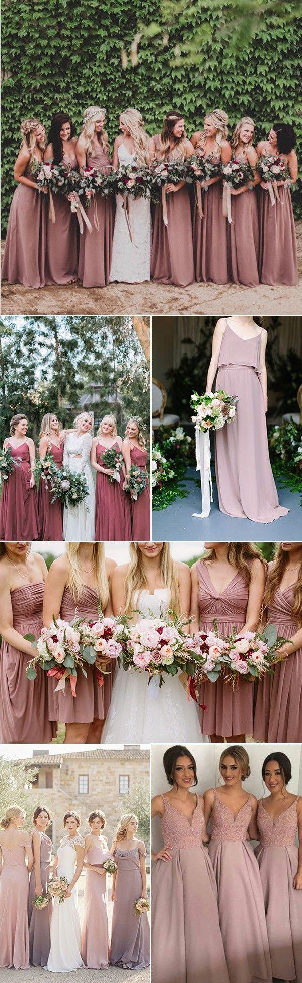زفاف - Trending-24 Dusty Rose Wedding Color Ideas For 2017