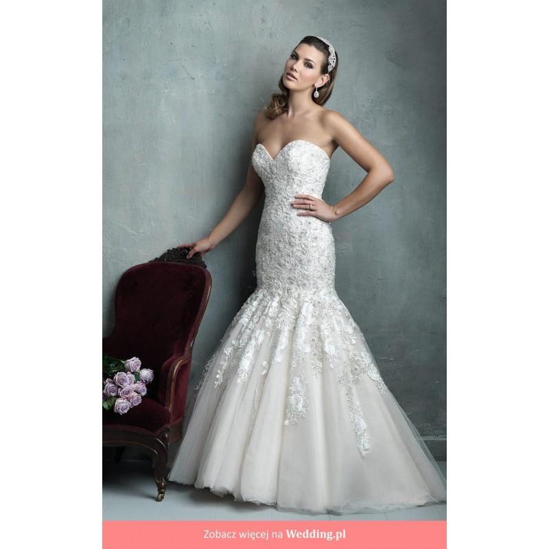 Mariage - Allure Bridals - C331 Couture 2015 Floor Length Sweetheart Mermaid Sleeveless Short - Formal Bridesmaid Dresses 2017