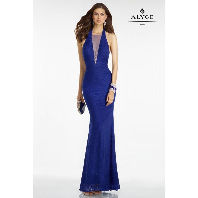 Hochzeit - Cobalt alyce B'Dazzle by Alyce Paris 35793 B'Dazzle by Alyce Paris - Top Design Dress Online Shop