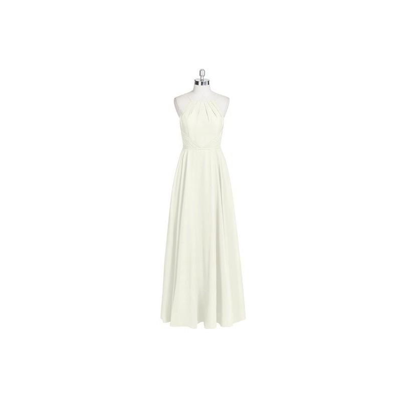 Wedding - Frost Azazie Melinda - Halter Strap Detail Floor Length Chiffon Dress - Charming Bridesmaids Store