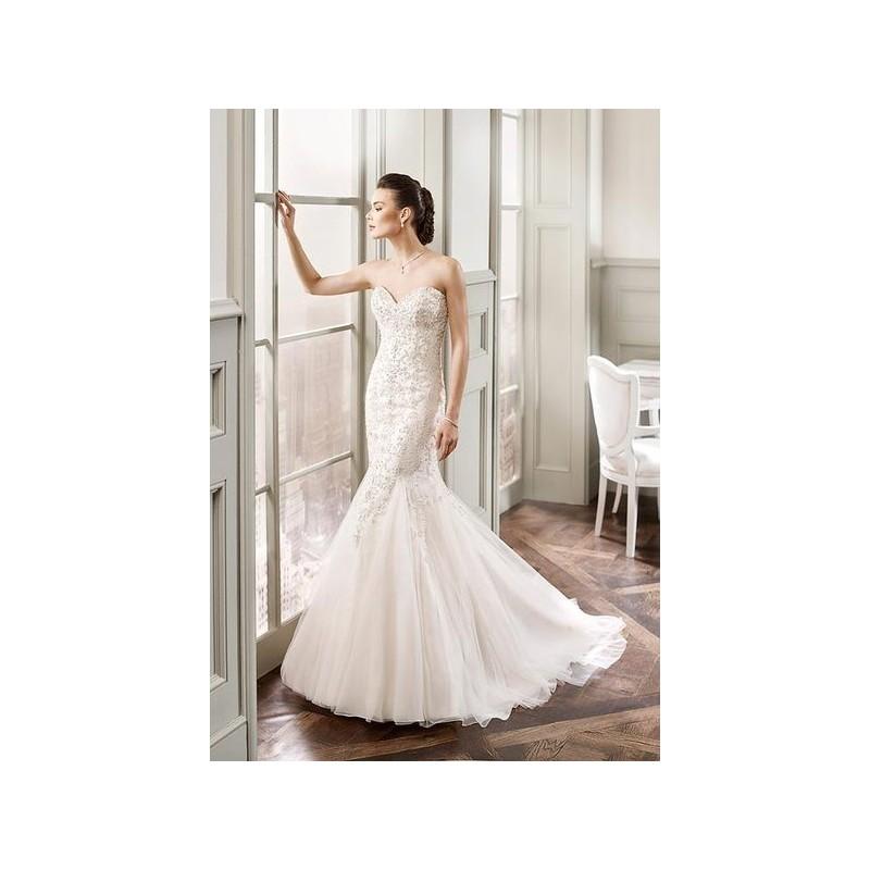 Hochzeit - Vestido de novia de Eddy K Modelo CT151 - 2016 Sirena Palabra de honor Vestido - Tienda nupcial con estilo del cordón