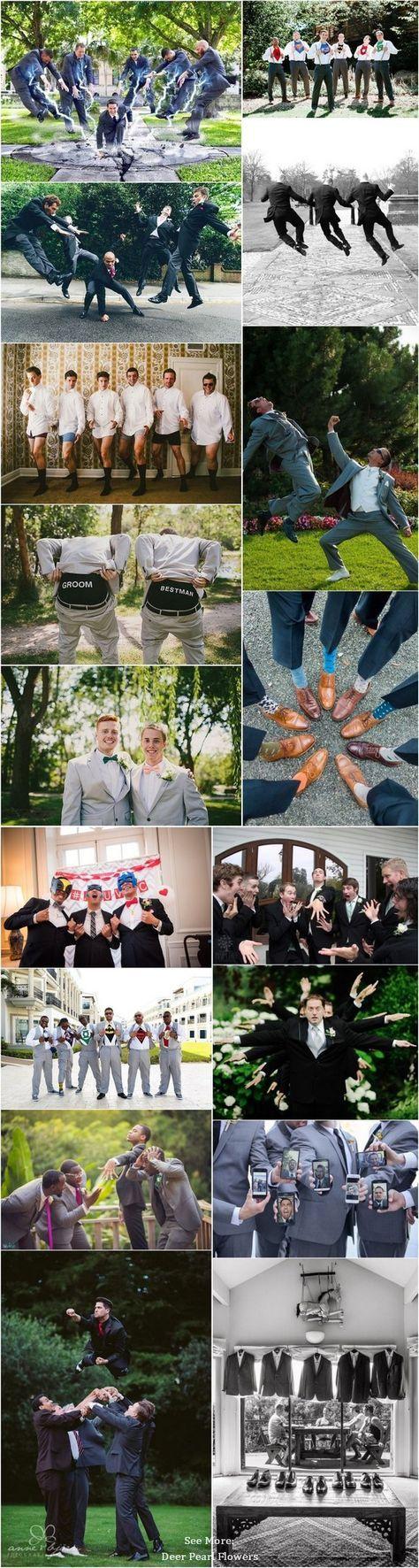 Mariage - 30 Fun Groomsmen Photo Ideas And Poses You Have To Try