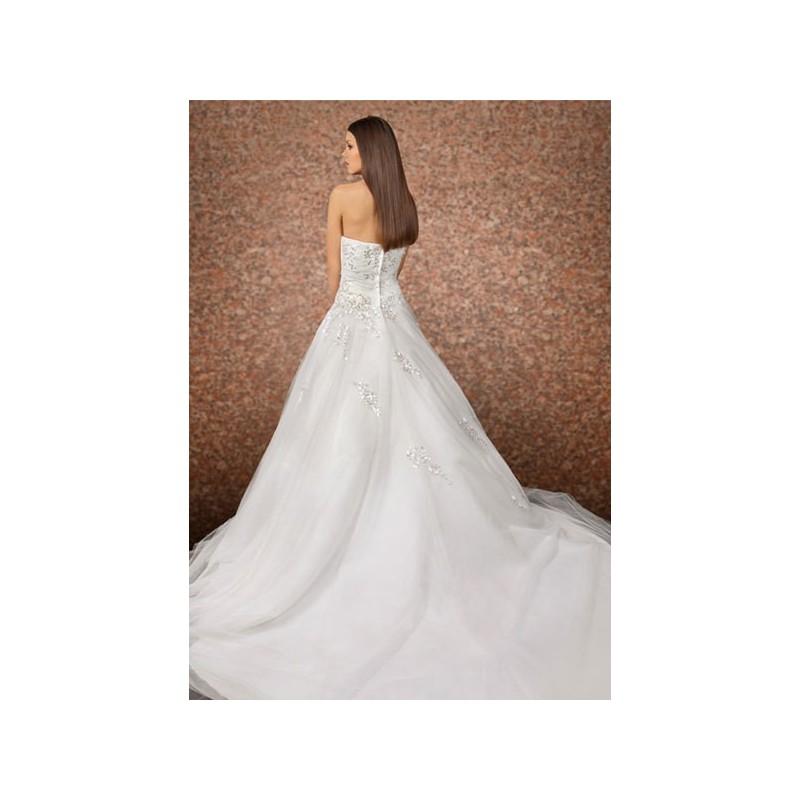 Hochzeit - Vestido de novia de Peter Ziegler Modelo Madrid Bordado - 2014 Princesa Palabra de honor Vestido - Tienda nupcial con estilo del cordón