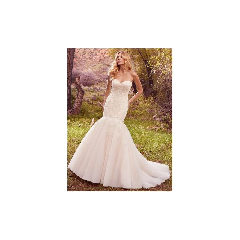 Hochzeit - Maggie Sottero Spring 2017 Wedding Dress Keely - Ivory Full Length Maggie Sottero Spring 2017 Fit and Flare Sweetheart - Nonmiss One Wedding Store