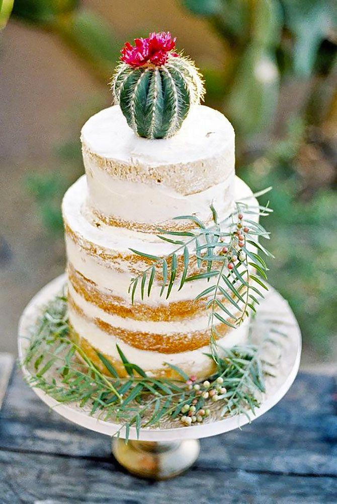 Mariage - 24 Delicious Prickly Wedding Cakes And Cupcakes