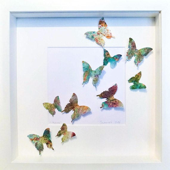 زفاف - Butterfly painting. Each of Andrea Scacciotti's traces is a unique piece, resulting from a brillant concept and painstaking craft.