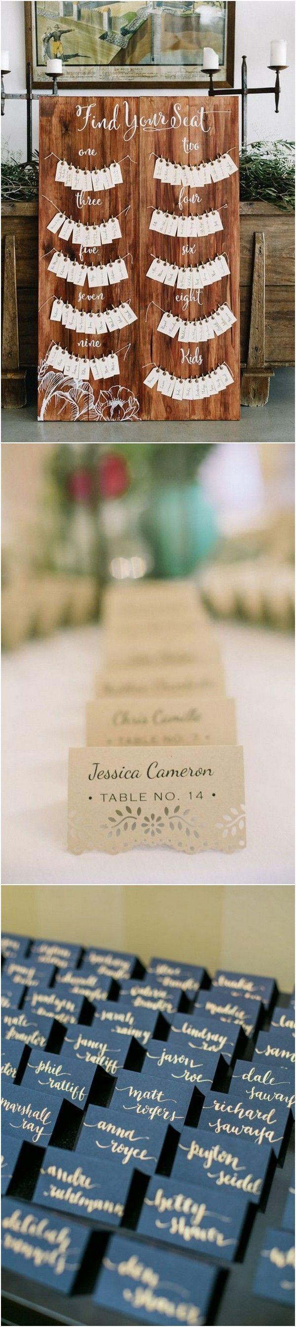 Mariage - 15 Creative Wedding Escort Card Display Ideas To Love - Page 2 Of 2