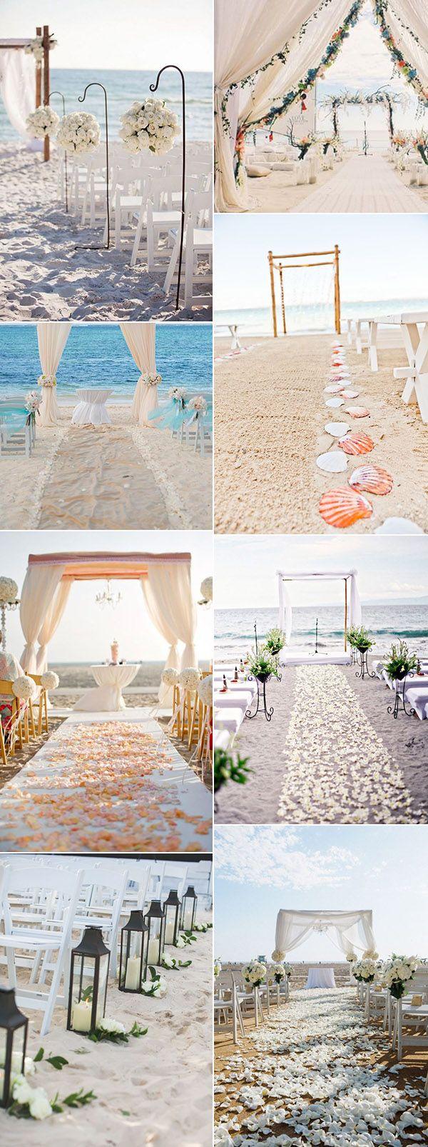 Wedding - 30 Brilliant Beach Wedding Ideas For 2017 Trends