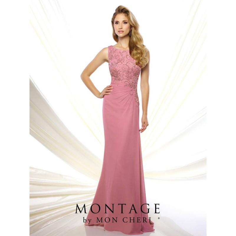 Mariage - Rose Quartz Sugarplum Montage by Mon Cheri 116947 Montage by Mon Cheri - Top Design Dress Online Shop