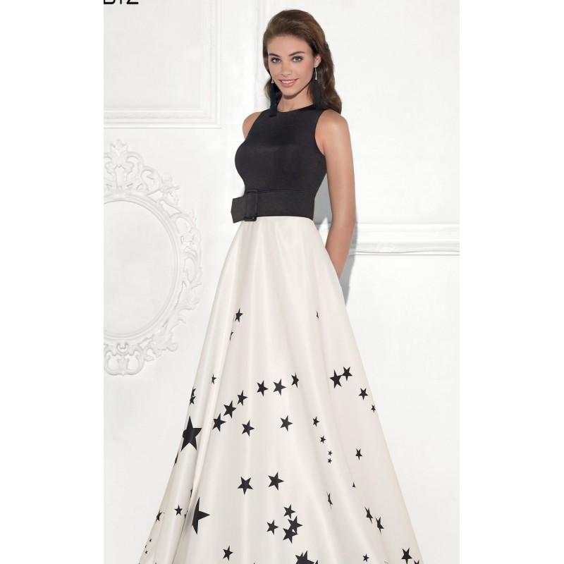 Hochzeit - Original Printed Satin Jersey Gown by Tarik Ediz - Color Your Classy Wardrobe