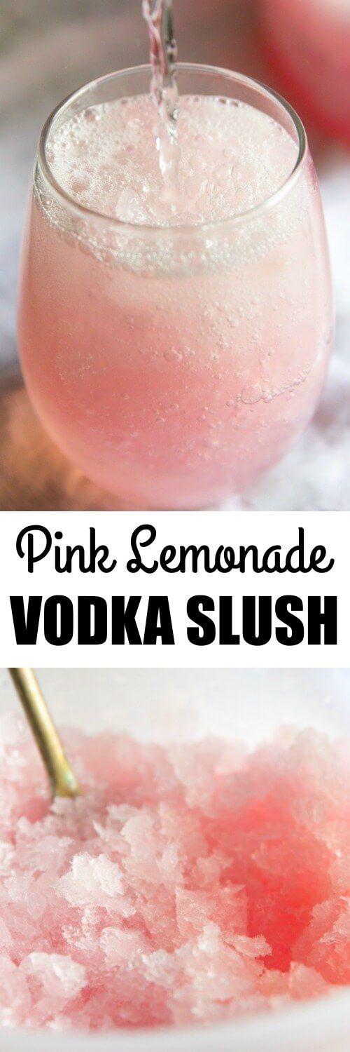 زفاف - Pink Lemonade Vodka Slush