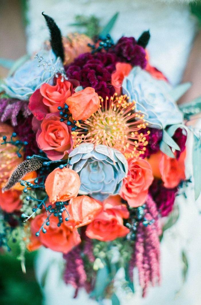 Свадьба - 10 Texture-Rich Bouquets