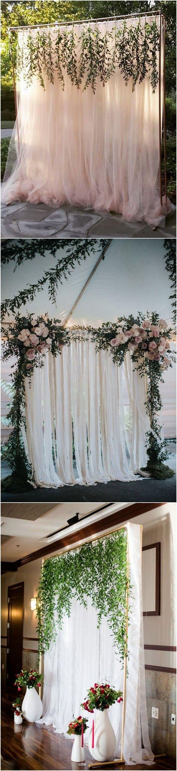 Свадьба - Trending-15 Hottest Wedding Backdrop Ideas For Your Ceremony - Page 2 Of 3