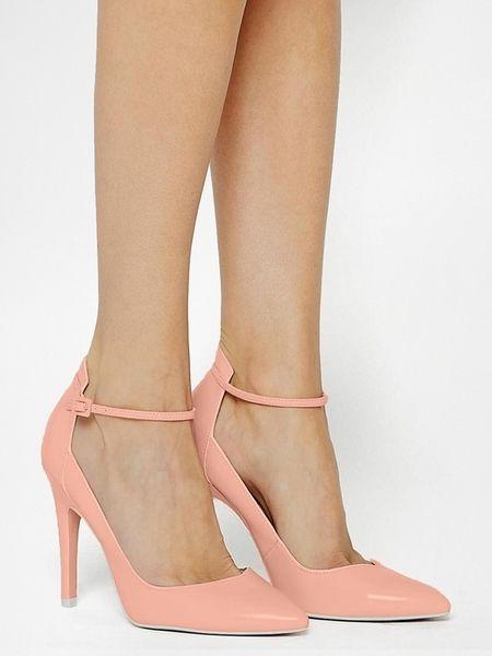 Hochzeit - ASOS PACIFY Pointed High Heels, Apricot