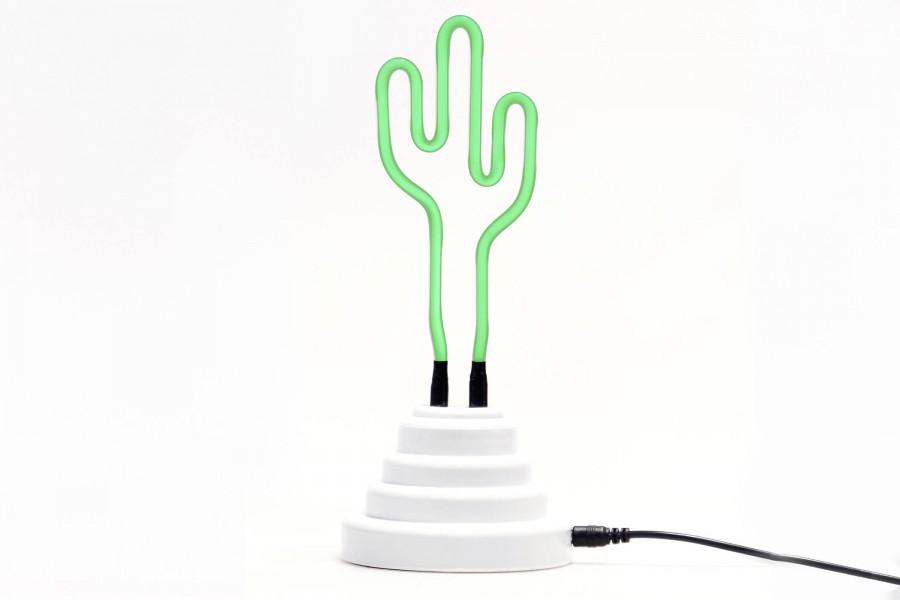 Hochzeit - Mini Cactus Neon Sign