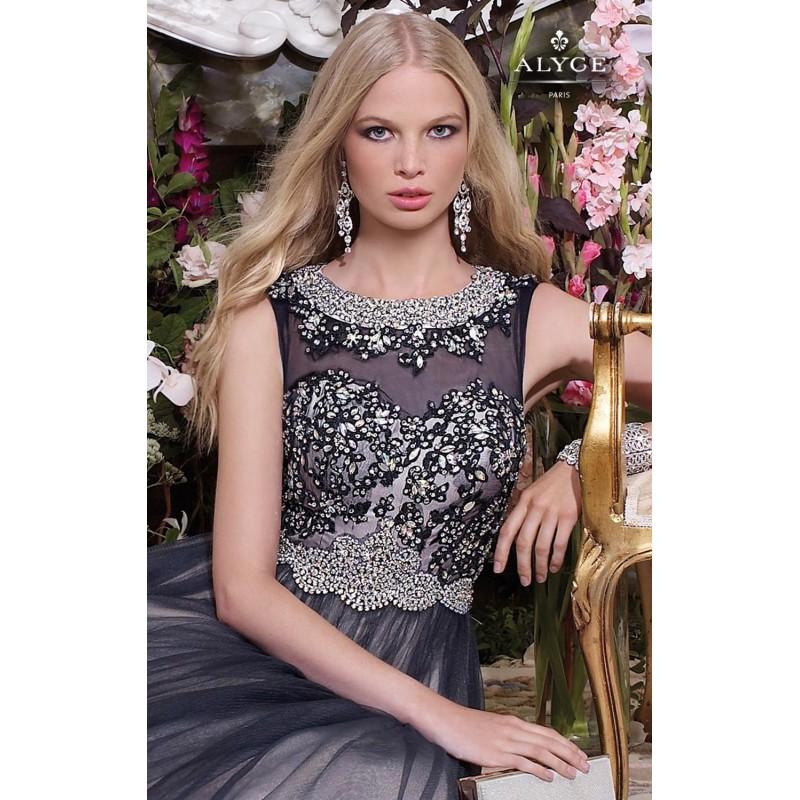زفاف - Beaded Lace Gown by Alyce Prom - Color Your Classy Wardrobe