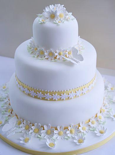 Wedding - Dainty Daisy Wedding Cakes