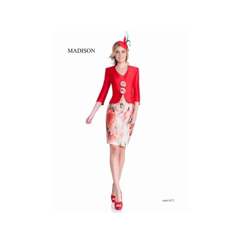 Свадьба - Vestido de fiesta de Madison Diseño Modelo 1672 - 2016 Vestido - Tienda nupcial con estilo del cordón