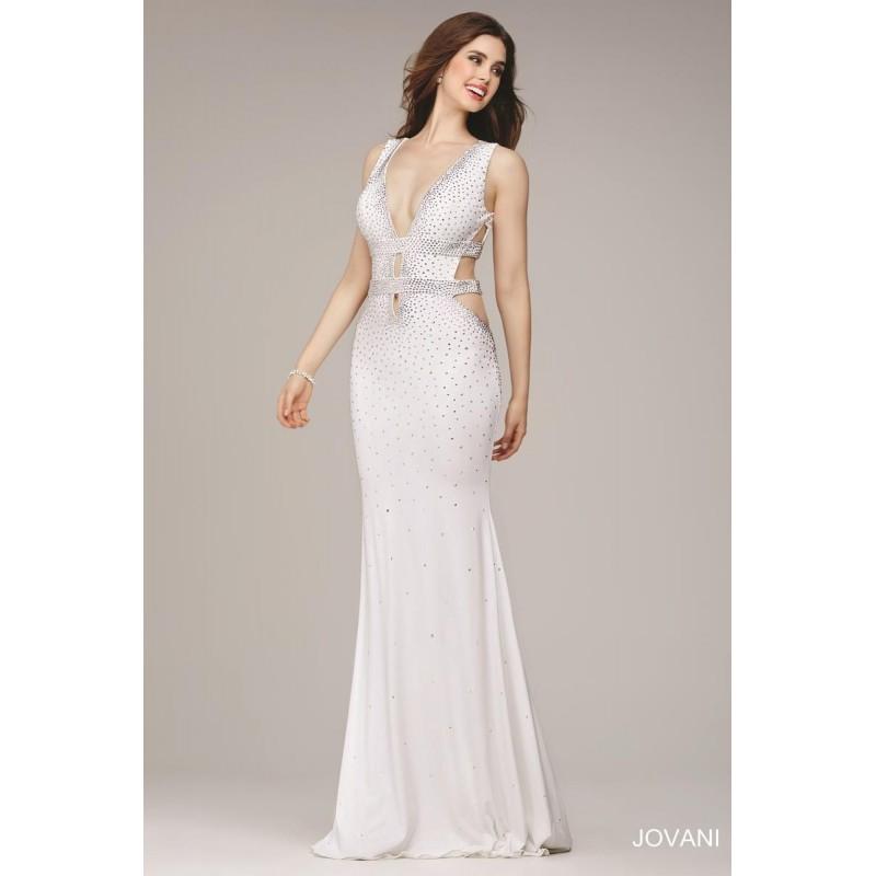 Hochzeit - Off-white Sugarplum Jovani Prom 23185 Jovani Prom - Top Design Dress Online Shop