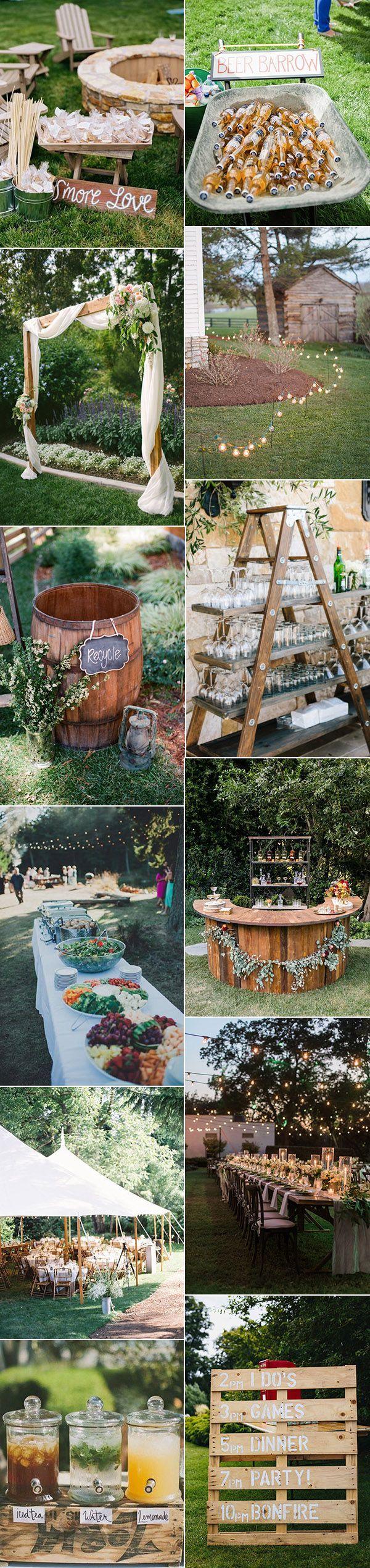 Hochzeit - 20 Great Backyard Wedding Ideas That Inspire