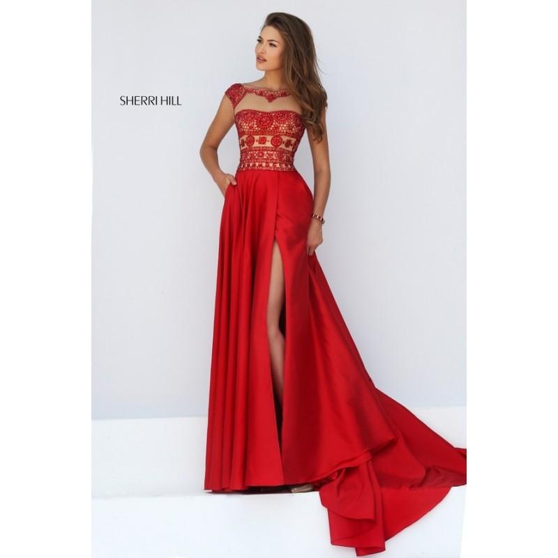 Hochzeit - Sherri Hill Spring 2016 Style 50124 -  Designer Wedding Dresses