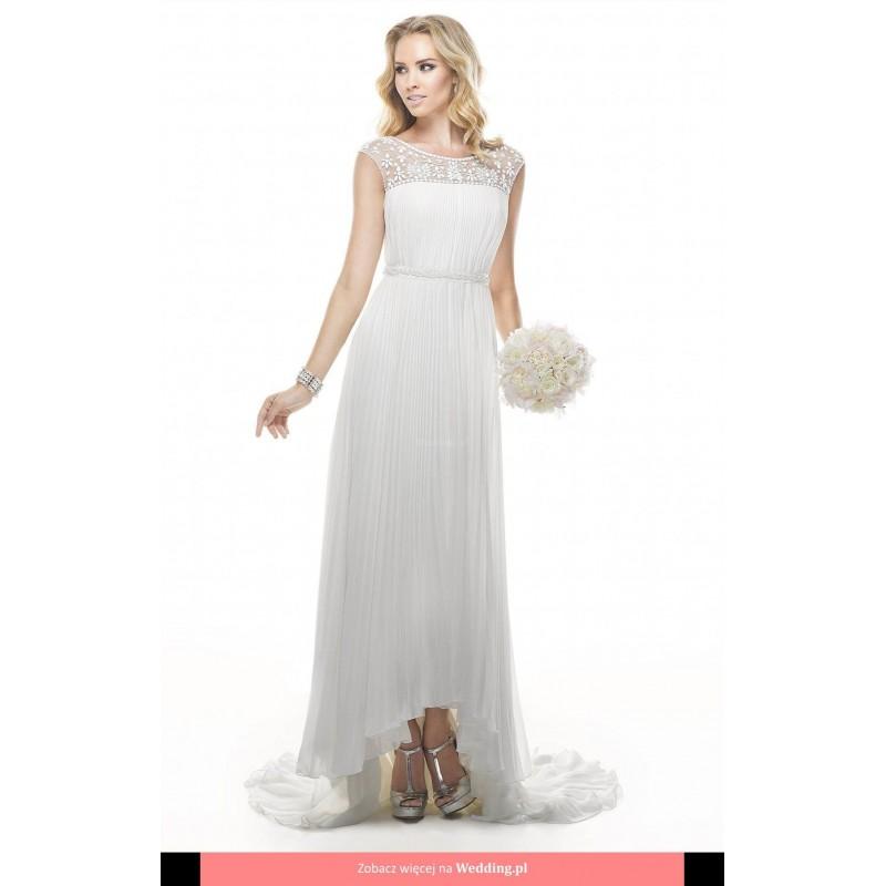 Hochzeit - Maggiesottero - Leisl Tuscany Asymmetric Boat Straight Short sleeve Short - Formal Bridesmaid Dresses 2017