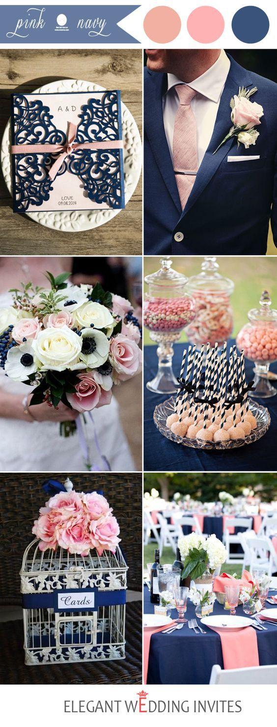 Свадьба - 48 Perfect Pink Wedding Color Combination Ideas
