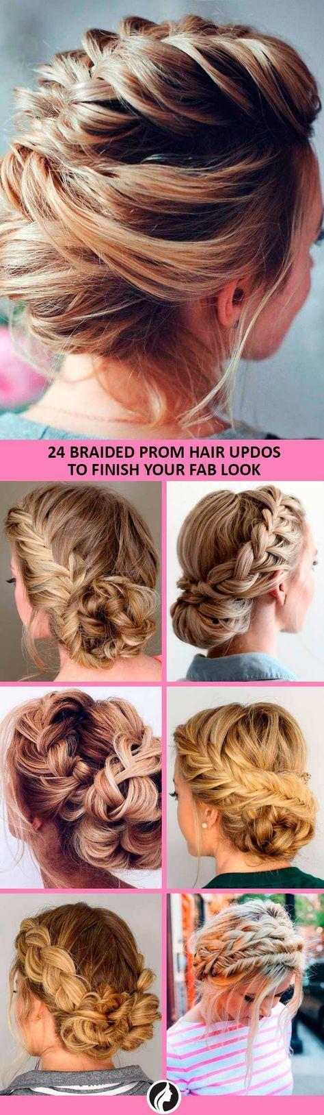 Hochzeit - 30 Braided Prom Hair Updos To Finish Your Fab Look