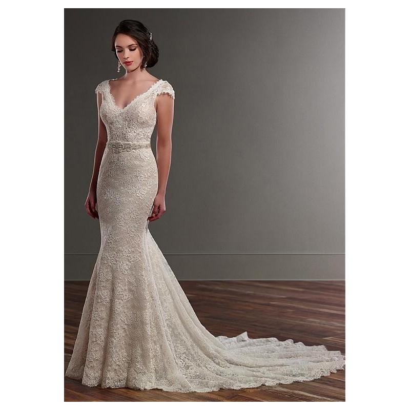 Wedding - Amazing Lace V-neck Neckline Mermaid Wedding Dresses With Lace Appliques - overpinks.com
