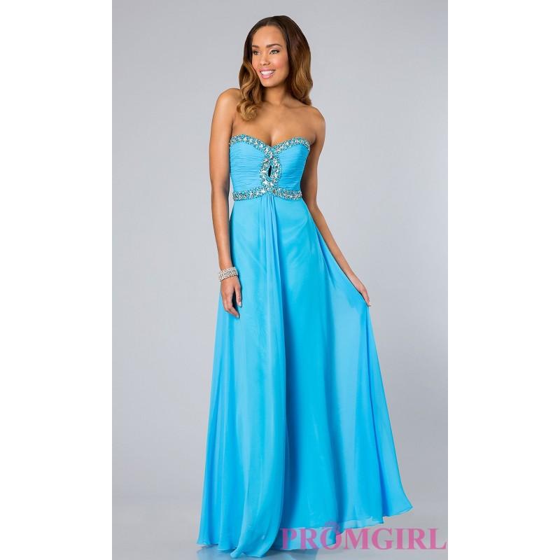 Mariage - Strapless Empire Waist Chiffon Gown by Faviana - Discount Evening Dresses 