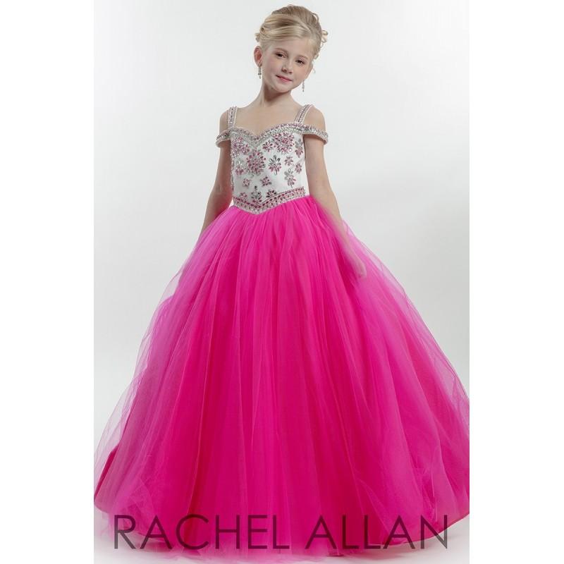 Wedding - Rachel Allan 1639 Pageant Dress - Sweetheart Long Pageant Rachel Allan Ball Gown, Full Skirt Dress - 2017 New Wedding Dresses