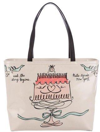 Hochzeit - Kate Spade New York Wedding Belles Cake Francis Tote w/ Tags