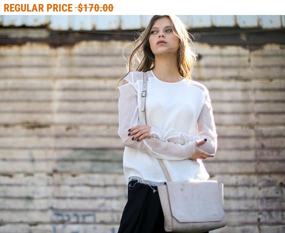 Mariage - Sale, Handmade Leather Clutch Bag, Shoulder/ Crossbody Bag, Evening Purse, Small Handbag, Gift For Her