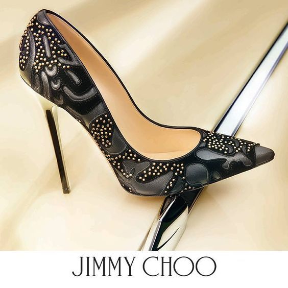 زفاف - Lust Worthy Shoe - Jimmy Choo Abel Studded Flocked Pump
